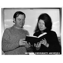 Civil celebrants Bob Harle and Belinda Lamb