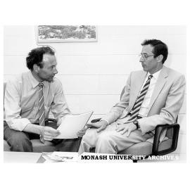 Dr Paul Hudson (left) managing director of Montech, with Dr Gilbert Smith from University of Hull, England