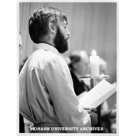 Father Philip Huggins, Anglican Chaplain to Monash