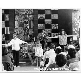 Introductory 'happening' at Women's meeting