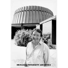 Ecumenical Chaplain Reverend Steve Russell outside Religious Centre
