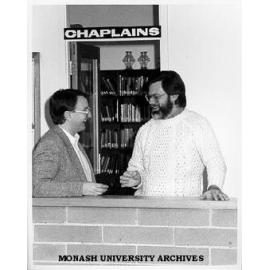 Ecumenical and Roman Catholic chaplains, Father Steve Russell (left) and Father Tony Vidot
