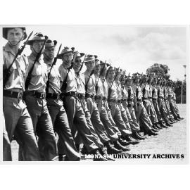 Monash University Regiment Presentation of Colours parade