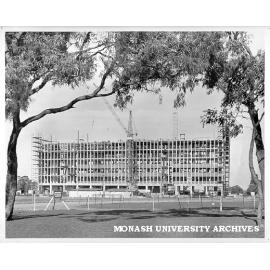 Humanities building under construction, June 1962