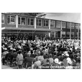 Opening ceremony, March 1961