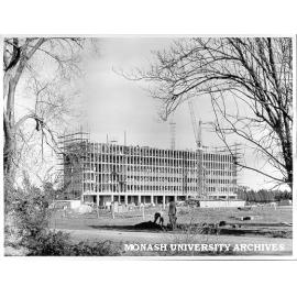 Humanities building under construction, June 1962