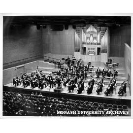 Melbourne Symphony Orchestra on stage at Robert Blackwood Hall