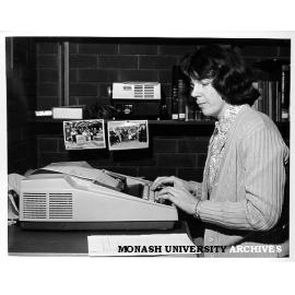 Sandra Russell using Medline terminal