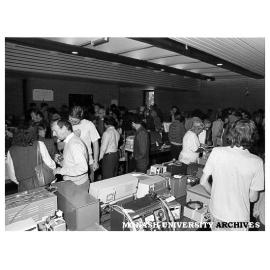 Customers at equipment 'garage sale' in Union building