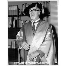 Dr C. B. Christesen after award of honorary Doctor of Letters