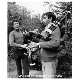Pipers Graeme McGregor (right) and Keith Wilkins