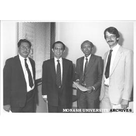 Signing of joint agreement between Monash, University of Indonesia and World Health Organisation