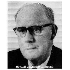 Sir Walter Eric Bassett, member of Monash University Interim Council