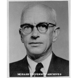 Sir George Whitecross Paton, member of Monash University Interim Council