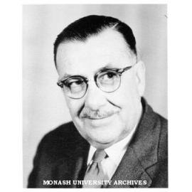 Edgar John Tippett, member of Monash University Interim Council