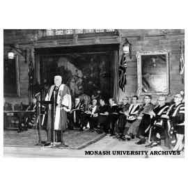 Opening of first Australian Universities Conference, Sydney 1961