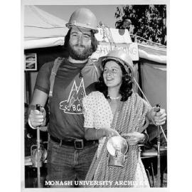 Bushwalking Club members Anne Huntsman and Rod Watson