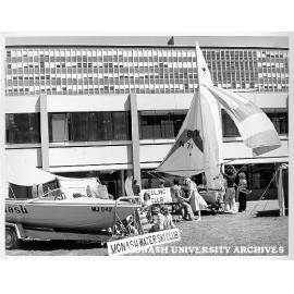 Sailing and Water Ski Clubs' displays in the forum