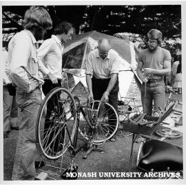 Pushbike Club members