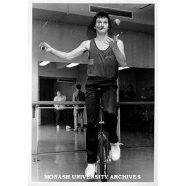 Nicholas Engelman in Union rehearsal room