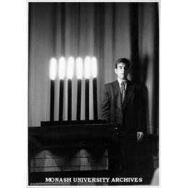 Memorial candles at Holocaust Commemoration Service