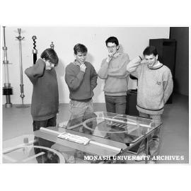 University Challenge team at Gallery exhibition