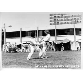 Tae Kwon Do Club demonstration, Orientation Week