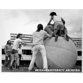 Superball 'new games' activity, Orientation Week