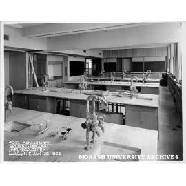 Senior laboratories under construction, 25 January 1962