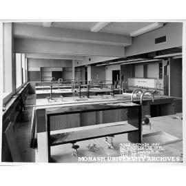 Senior laboratories under construction, 25 January 1962