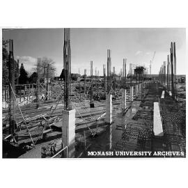 Central [Hargrave] library under construction 24 May 1962, looking south west