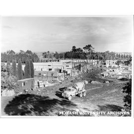 Construction of Medical building, 8 June 1962