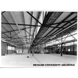 Interior of Maintenance workshop, 20 April 1961