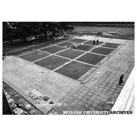 Science courtyard, 1 March 1961