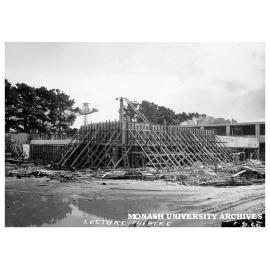 Science lecture theatre under construction