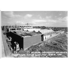 Senior Physics building under construction, 2 August 1961