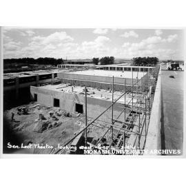 Senior lecture theatre under construction, 31 August 1961