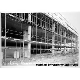 Science-Engineering library under construction, 30 August 1961