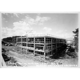 Science-Engineering library under construction, 30 August 1961
