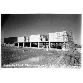 Engineering building under construction, 31 August 1961
