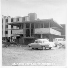 Deakin Hall under construction, 16 January 1962