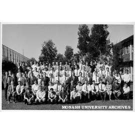 Physics department staff, April 1970