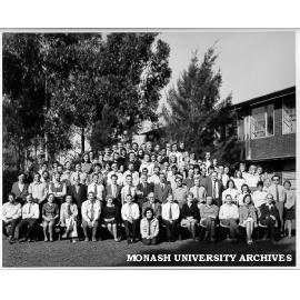 Physics department staff, May 1974