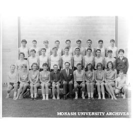 Monash University Athletics Club members 1966/67