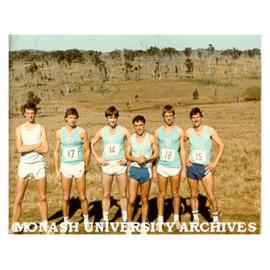 Intervarsity Cross Country Team, Angus MacMillan, Jason Pennell, David Singleton, Ian Leitch, Richard Eustace, Robert Meiseleach