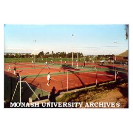 Tennis courts adjoining Sports and Recreation Centre