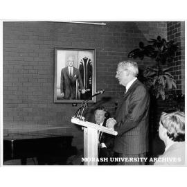 Governor-General Mr Bill Hayden opening National Centre for Research and Development in Australian Studies