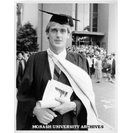 Peter Moore after graduating Bachelor of Laws