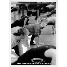 Jazz ballet workshop with Science student Tess Meahger (centre)