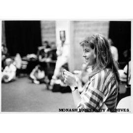 Playbox's Carol Patullo supervising Theatre Sports workshop